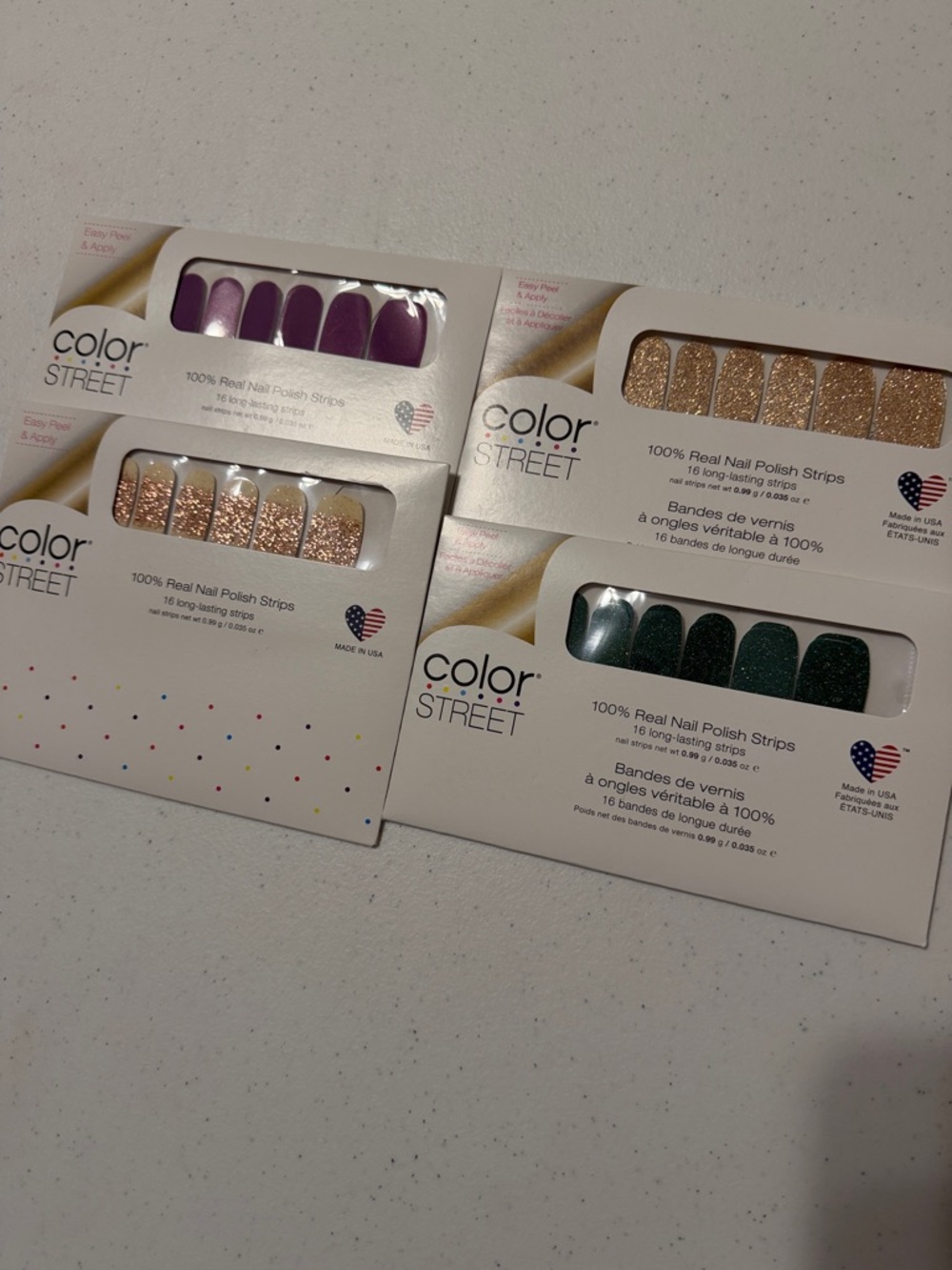 Color Street 4 Packs Bundle